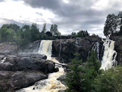Taras widokowy Blaafarvetværket Waterfall