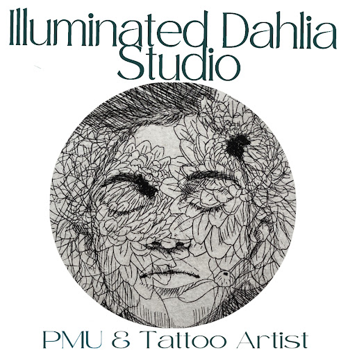 Explore good tattoo ideas for women, creative tattoo ideas in Vermillion, available at Grouchy Hyena Tattoo & Illuminated Dahlia