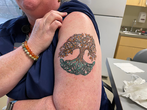 Explore girly tattoo ideas for a sleeve, creative tattoo ideas in Pottstown, available at Orgalla Designs LLC