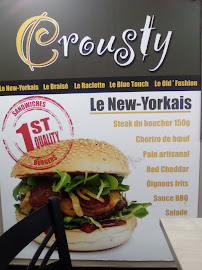 Crousty à Bonneuil-sur-Marne menu