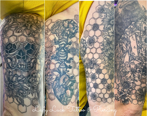 Explore element tattoo ideas, creative tattoo ideas in Goshen, available at Lady Luck Studio