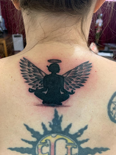 Explore panda tattoo ideas, creative tattoo ideas in Longview, available at Burning Rock Tattoo