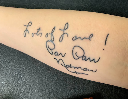 Explore cross tattoo ideas for females, creative tattoo ideas in Benton, available at Rend City Tattoo