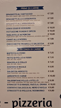 Menu du Restaurant Blue Moon Di Novello Giuseppe à Ragusa