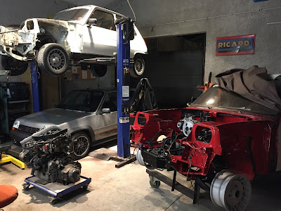 Rétro garage à Bormes-les-Mimosas