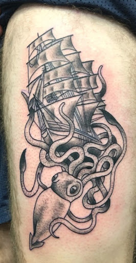 Explore crucifix tattoo ideas, creative tattoo ideas in Mesa, available at Ranger Tattoo & Piercing