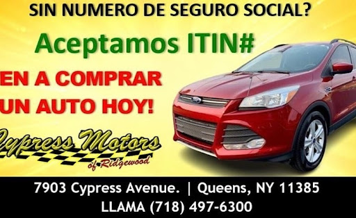 Used Car Dealer «Cypress Motors-Ridgewood Inc», reviews and photos, 7903 Cypress Ave, Ridgewood, NY 11385, USA