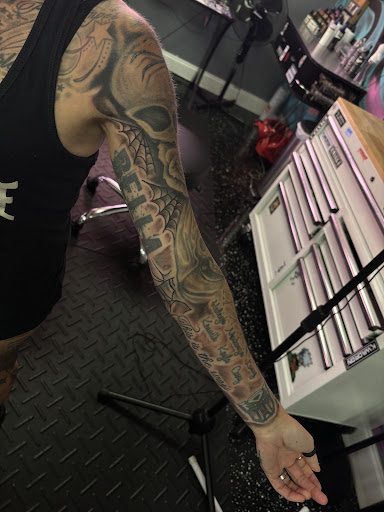 Explore tattoo ideas for your legs, creative tattoo ideas in Fort Myers, available at Loyal 2 The Coil Tattoos & Piercings (Edison Mall Location Entrance F)