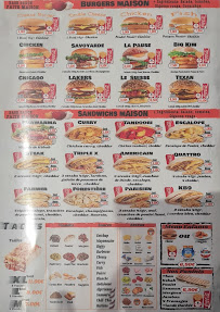 Carte du Restaurant Burger One à Lons-le-Saunier