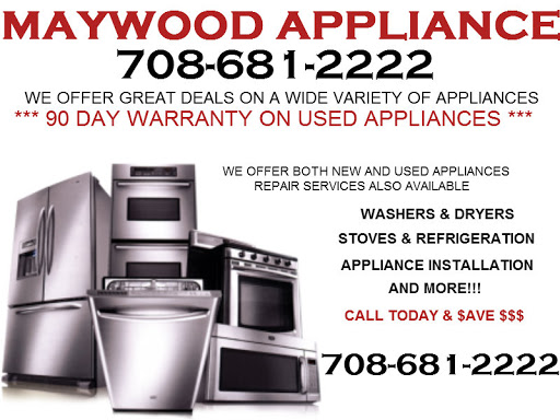 Used Appliance Store «Maywood Appliance», reviews and photos, 2 N 5th Ave, Maywood, IL 60153, USA