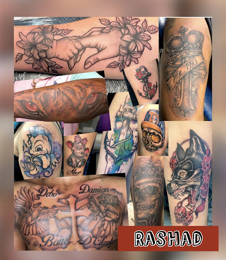 Explore animal tattoo sleeve ideas, creative tattoo ideas in Meridian, available at Creative Pain Tattoo Studio
