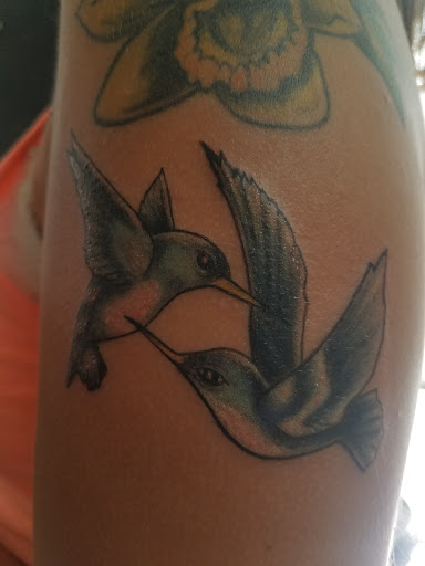 Explore cute girl tattoo ideas, creative tattoo ideas in Yorktown, available at Army Navy Tattoo