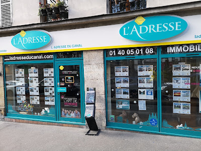Agence immobilière l'Adresse Paris 10 Canal Saint-Martin à Paris