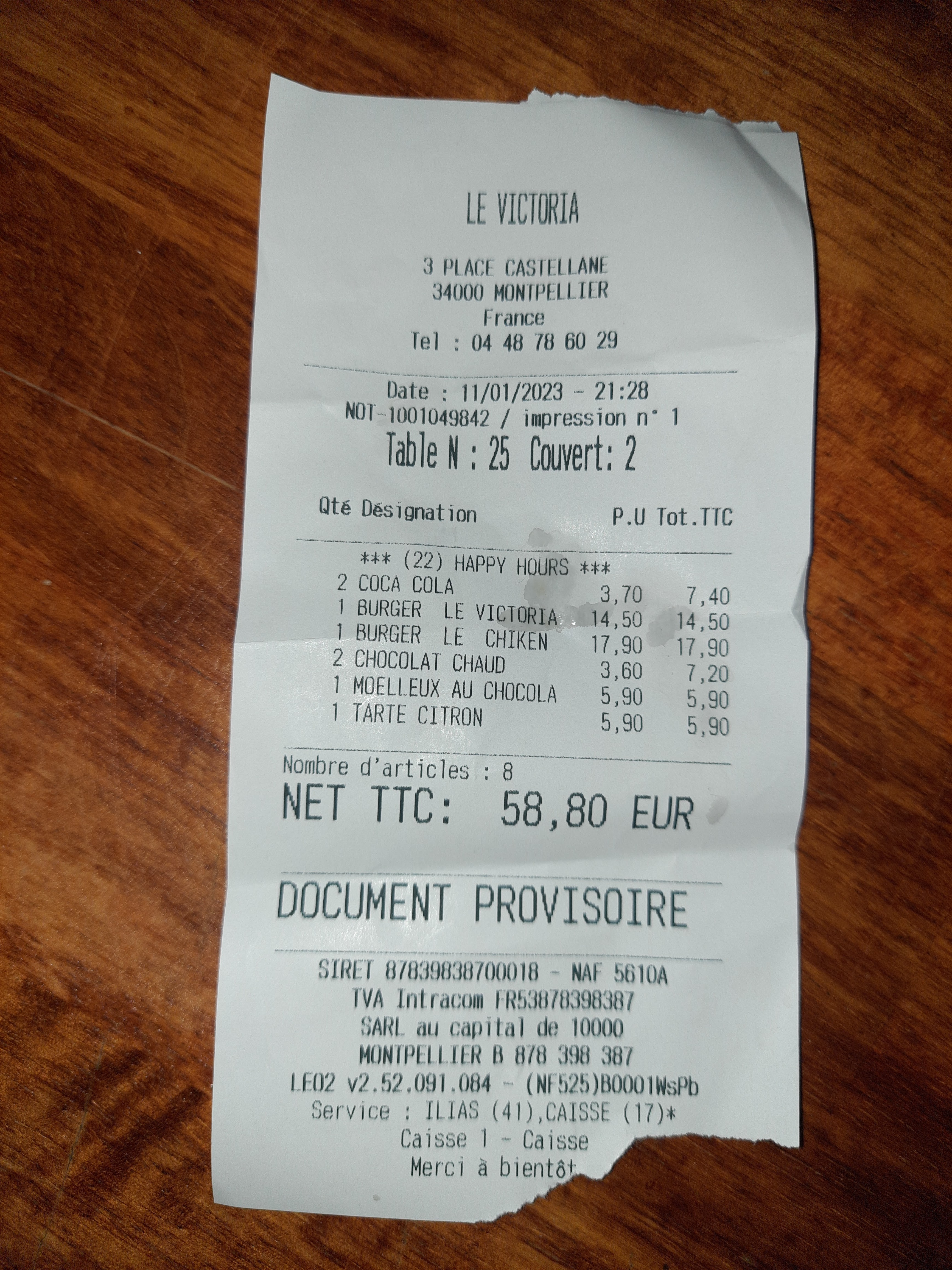 Photo n° 1 de l'avis de Mélina.e fait le 11/01/2023 à 21:23