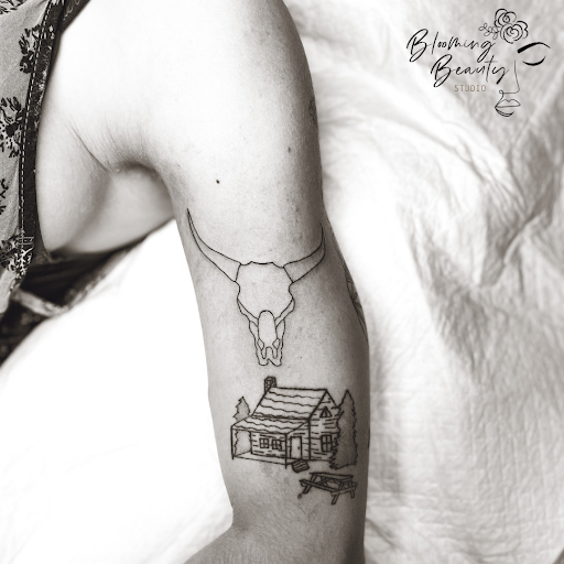 Explore tattoo fill in ideas, creative tattoo ideas in Lansdale, available at Blooming Beauty Studio LLC