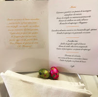 Menu du Locanda La Posta à Cavour