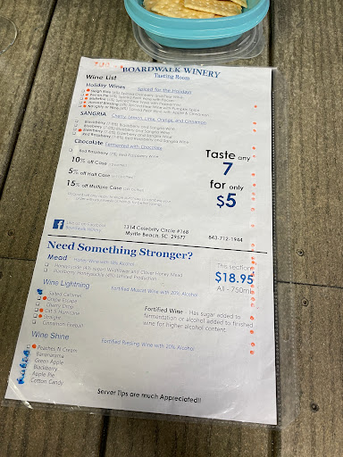 Winery «Boardwalk Winery», reviews and photos, 1314 Celebrity Cir, Myrtle Beach, SC 29577, USA