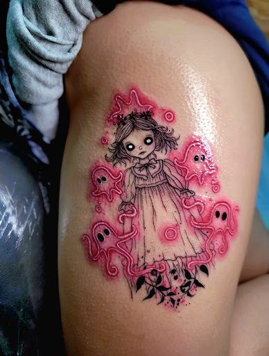 Explore oshun tattoo ideas, creative tattoo ideas in Benton, available at Spectrum Tattoo