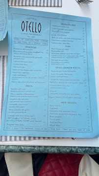 Otello alla Concordia à Rome menu