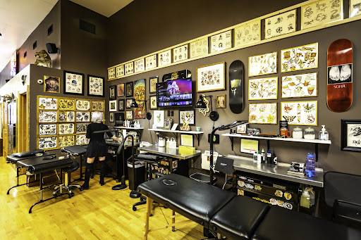 Explore couple initial tattoo ideas, creative tattoo ideas in Muncie, available at Fox & Sparrow Tattoo