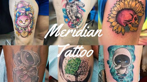 Explore half sleeve tattoo ideas female, creative tattoo ideas in Meridian, available at Meridian Tattoo