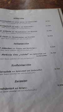 Restaurant Gaststätte „Zur Pumpe“ à Königs Wusterhausen - menu / carte