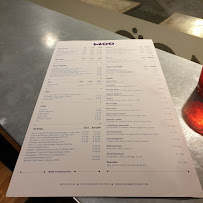 MOÖ bar cuisine à Chamonix-Mont-Blanc menu