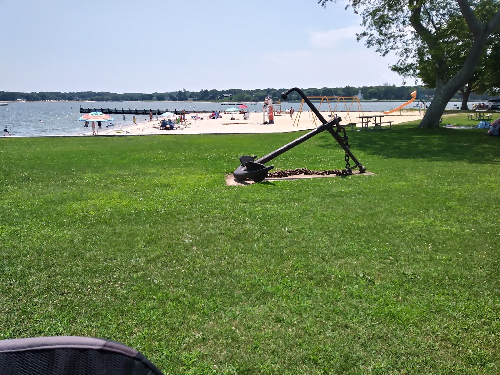 Foto von Southold Founders Beach mit gerader strand