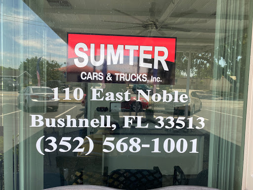 Used Car Dealer «Sumter Cars & Trucks», reviews and photos, 110 E Noble Ave, Bushnell, FL 33513, USA