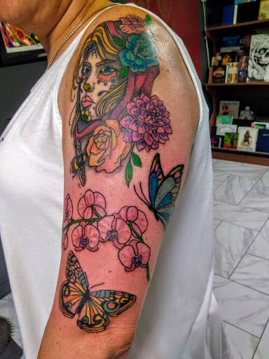 Explore anime tattoos ideas, creative tattoo ideas in Northampton, available at Inkglorious Custom Tattoo Studio