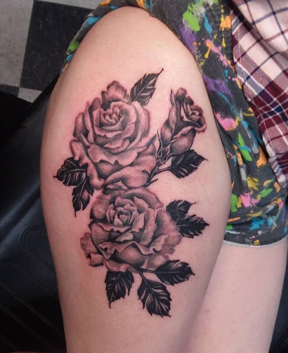 Explore letter r tattoo ideas, creative tattoo ideas in Stevens Point, available at Black Rabbit Tattooing