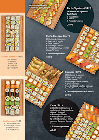 Sushi Pacha - Restaurant Japonais À Emporter ou En Livraison - Paris à Paris carte