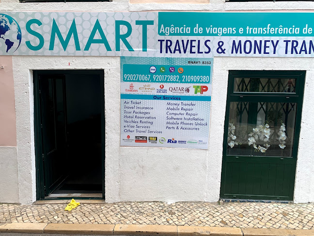 Avaliações doSmart Travels and Money Transfer em Lisboa - Agência de viagens