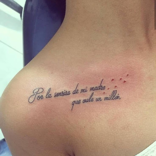 Explore script tattoo ideas, creative tattoo ideas in Elko, available at Custom Tattoos and Body Piercing Studio