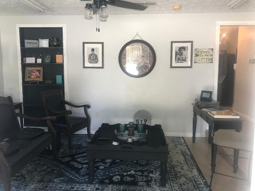 Explore old english tattoo ideas, creative tattoo ideas in Lawrenceville, available at Steele Ink Studios Body Art