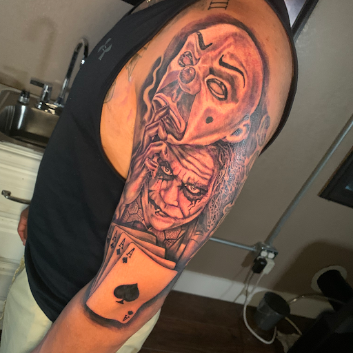 Explore palm size tattoo ideas, creative tattoo ideas in Roanoke, available at Saint Cecilias Art Studio