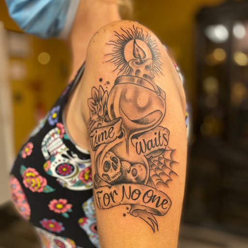 Explore ambition tattoo ideas, creative tattoo ideas in Warner Robins, available at Untold Pain Tattoo Studio