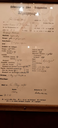 Ratskeller zu Lübeck à Lübeck menu