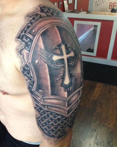 Explore nike tattoo ideas, creative tattoo ideas in Kingsford, available at Deft Tattoo Studio