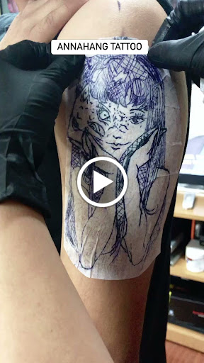 Explore tattoo ideas black and white, creative tattoo ideas in Garden Grove, available at Anna Hang Tattoo