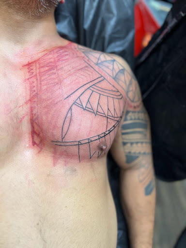 Explore tattoo ideas with son's name, creative tattoo ideas in Goose Creek, available at Red Kirin Tattoo