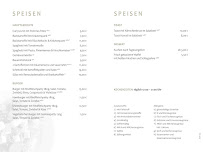 Carte du Restaurant silhOuette à Oschatz