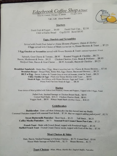 Coffee Shop «Edgebrook Coffee Shop», reviews and photos, 6322 N Central Ave, Chicago, IL 60646, USA