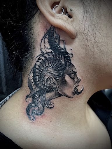 Explore simple space tattoo ideas, creative tattoo ideas in El Paso, available at Estilo Firme Tattoo Co.