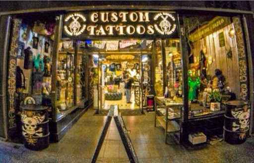 Explore men back tattoo idea, creative tattoo ideas in Los Angeles, available at Tinta Rebelde hardcore tattoo