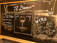 Restaurant Il Bacaro à Rome (la carte)