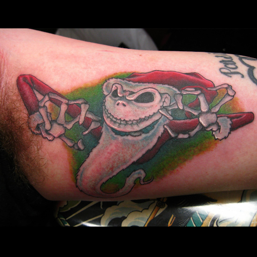 Explore purple tattoo ideas, creative tattoo ideas in King Of Prussia, available at The Tattoo Parlour and Lounge