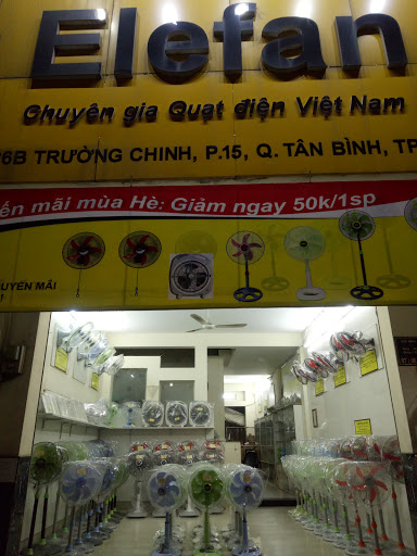 Showroom Quạt điện Elefan