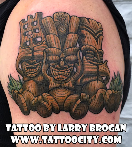 Find beach wave tattoo ideas for your next unique tattoo in Lockport at Tattoo City by Larry Brogan
