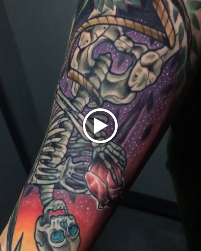 Explore rebirth tattoo ideas, creative tattoo ideas in Edgewood, available at Evolved Body Arts